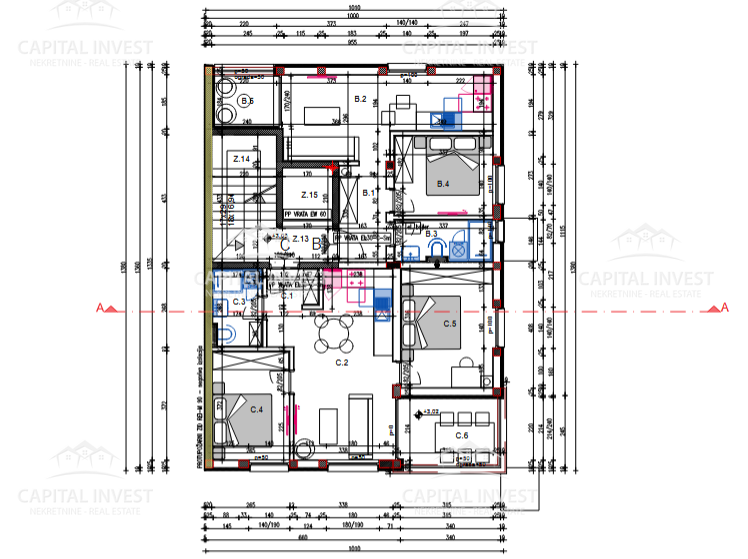 Appartamento trilocale con terrazza coperta, Veli vrh, Pola, Istria