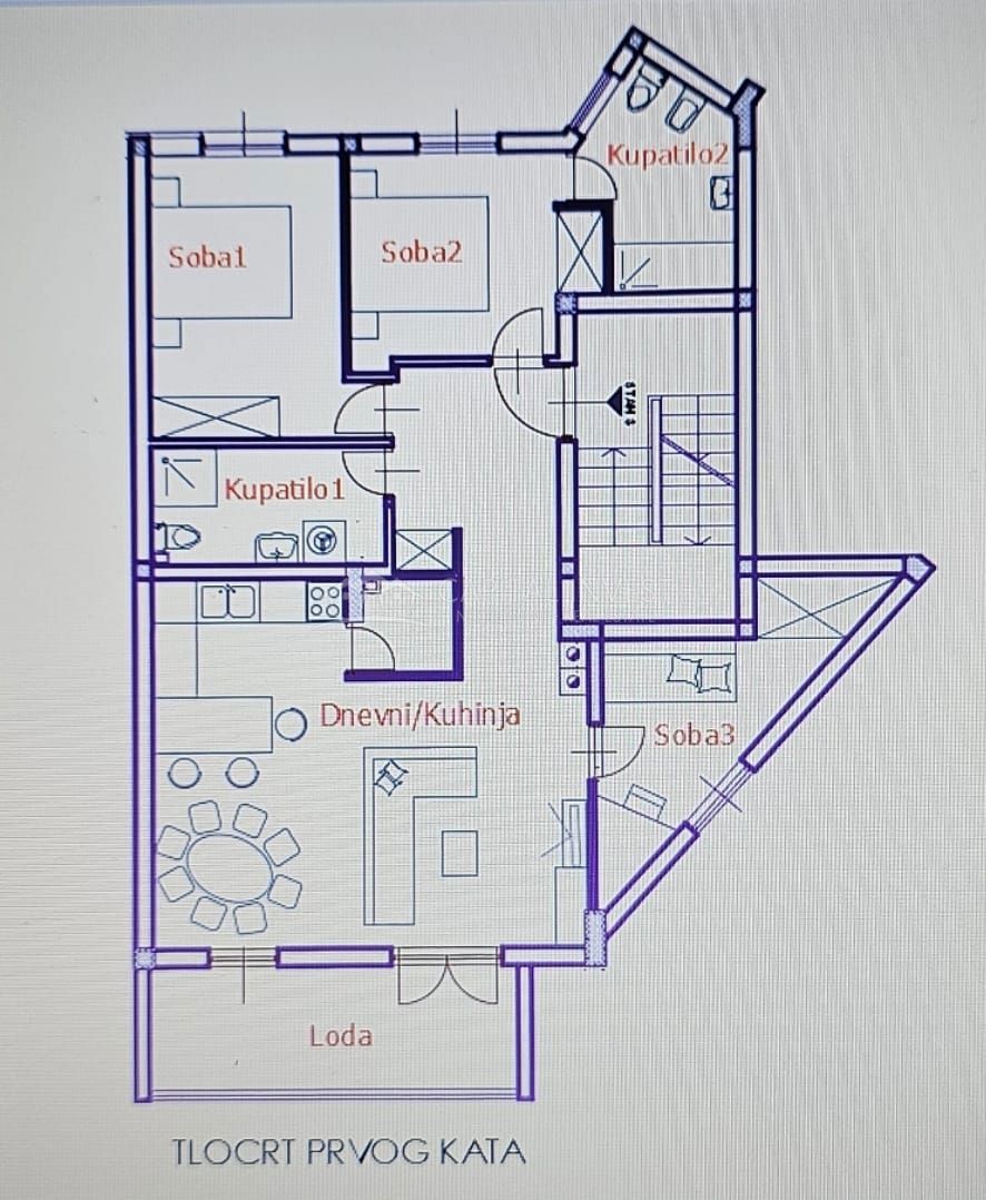 Appartamento con tre camere da letto, nuova costruzione, Pola, Istria