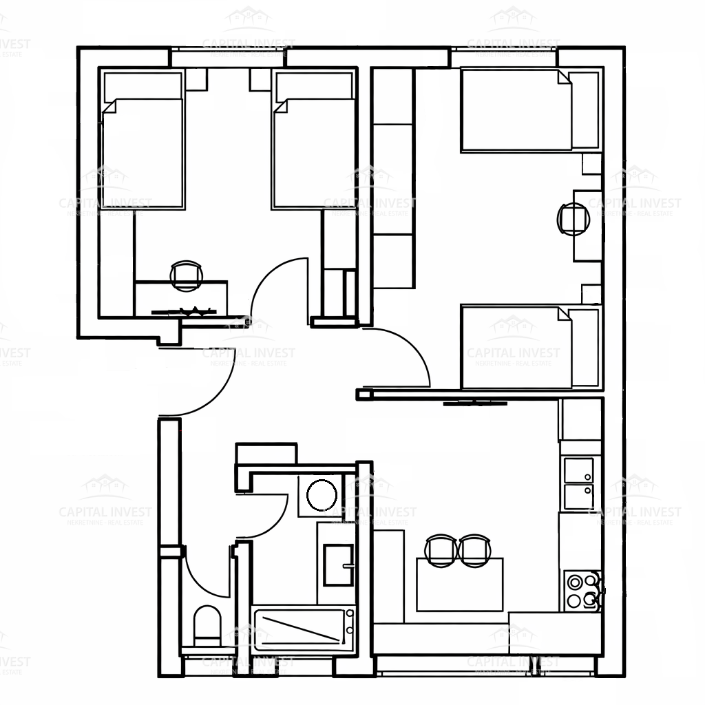 Appartamento, Trilocale, Ristrutturato, Centro, Labin, Istria