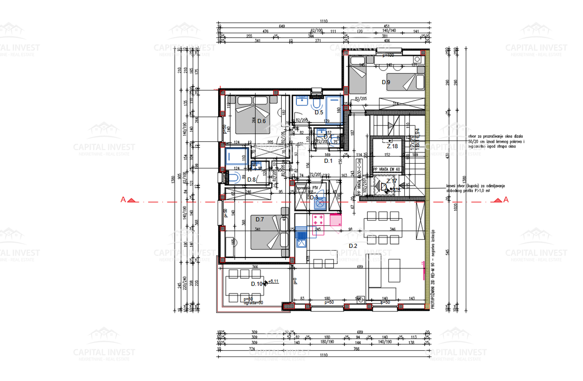 Appartamento trilocale al secondo piano, Veli Vrh, Pola, Istria