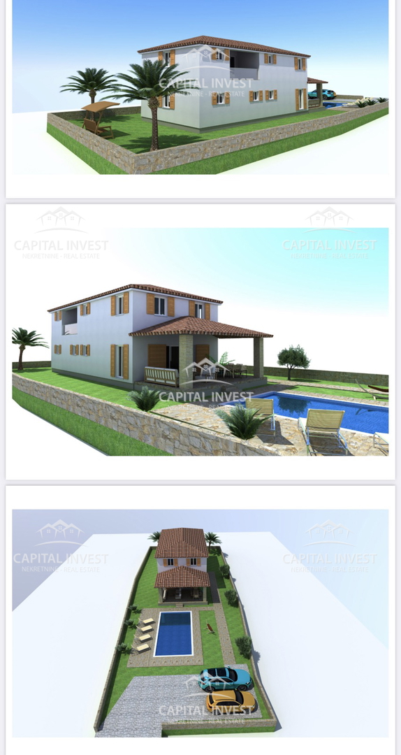 Terreno edificabile con progetto, Barban, Istria