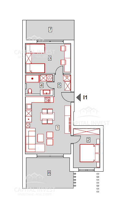 Appartamento, Trilocale, Due Terrazze, Parcheggio, Jacuzzi, Pula, Istra