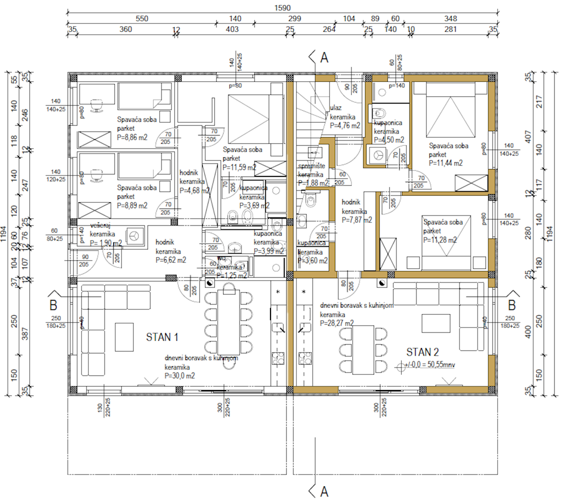 Appartamento con 2 camere da letto e giardino privato – Parenzo, 2 km dal mare