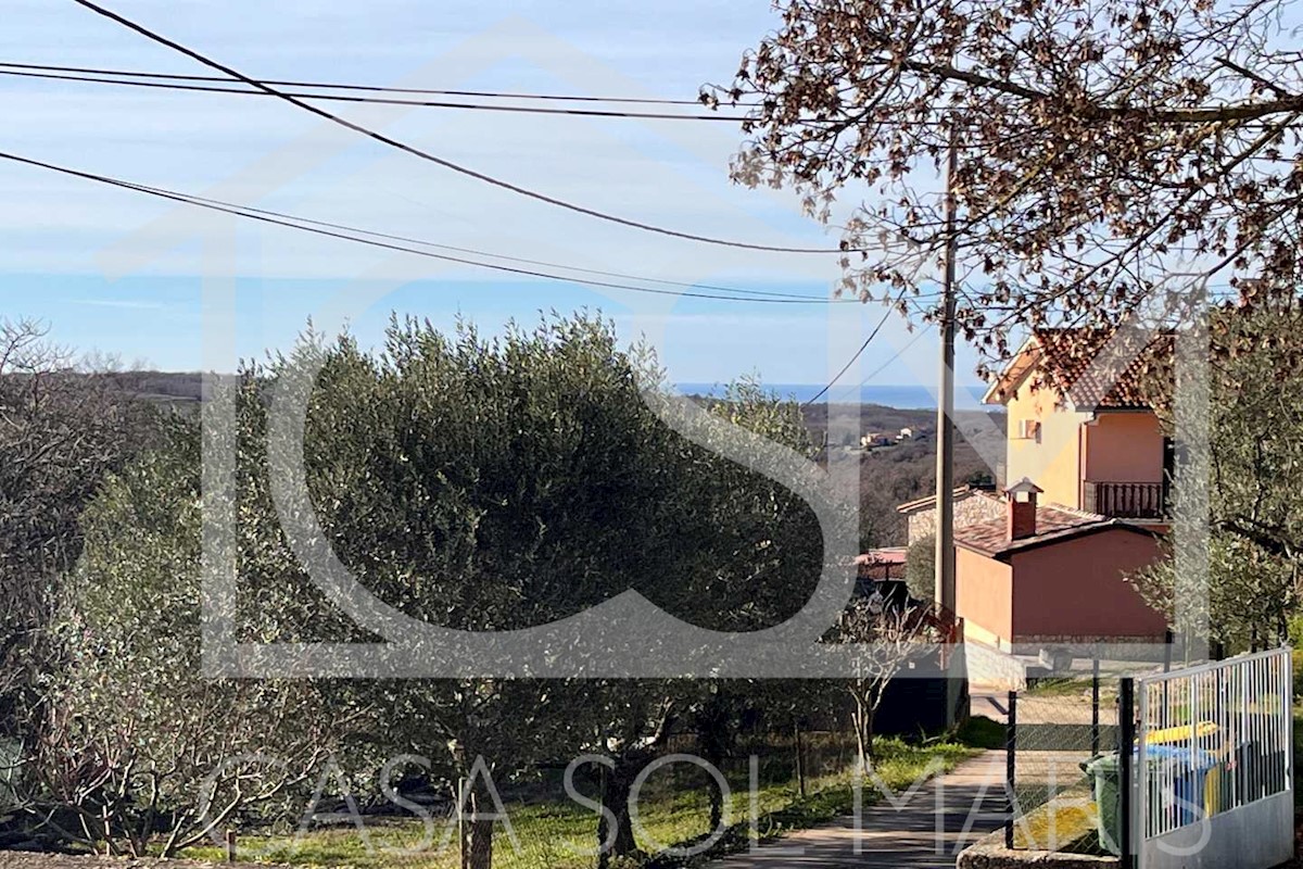 Poreč, 15 km, affascinante vecchia casa in pietra da ristrutturare, vista mare