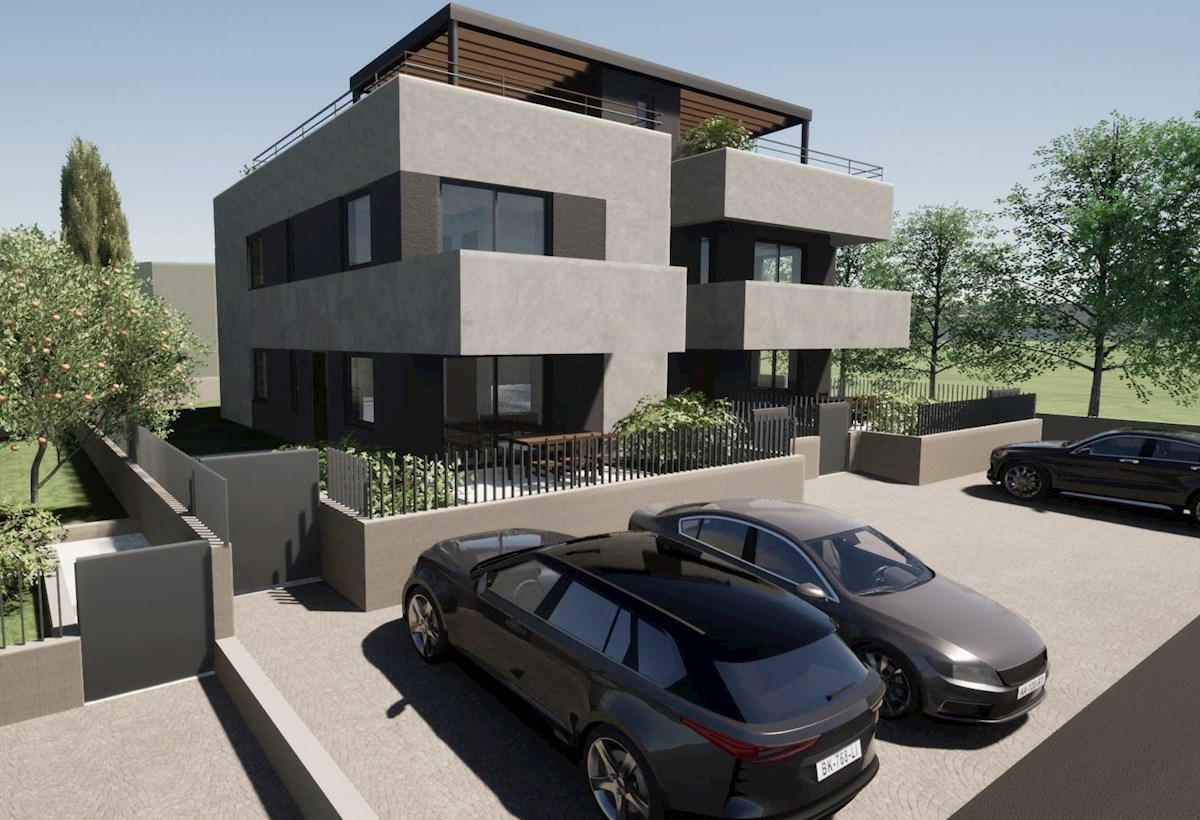 Parenzo - Moderno appartamento con 3 camere da letto, terrazza panoramica e vista mare