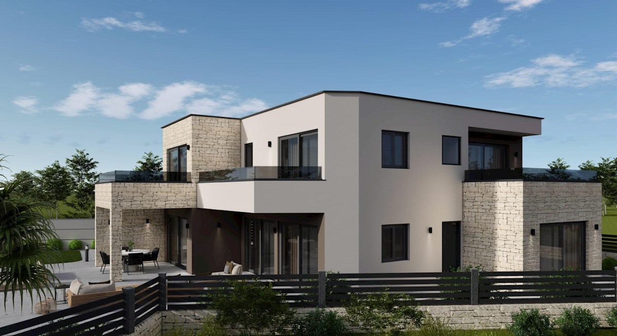 Villa in costruzione con piscina, 4 camere da letto, vista mare - dintorni di Parenzo