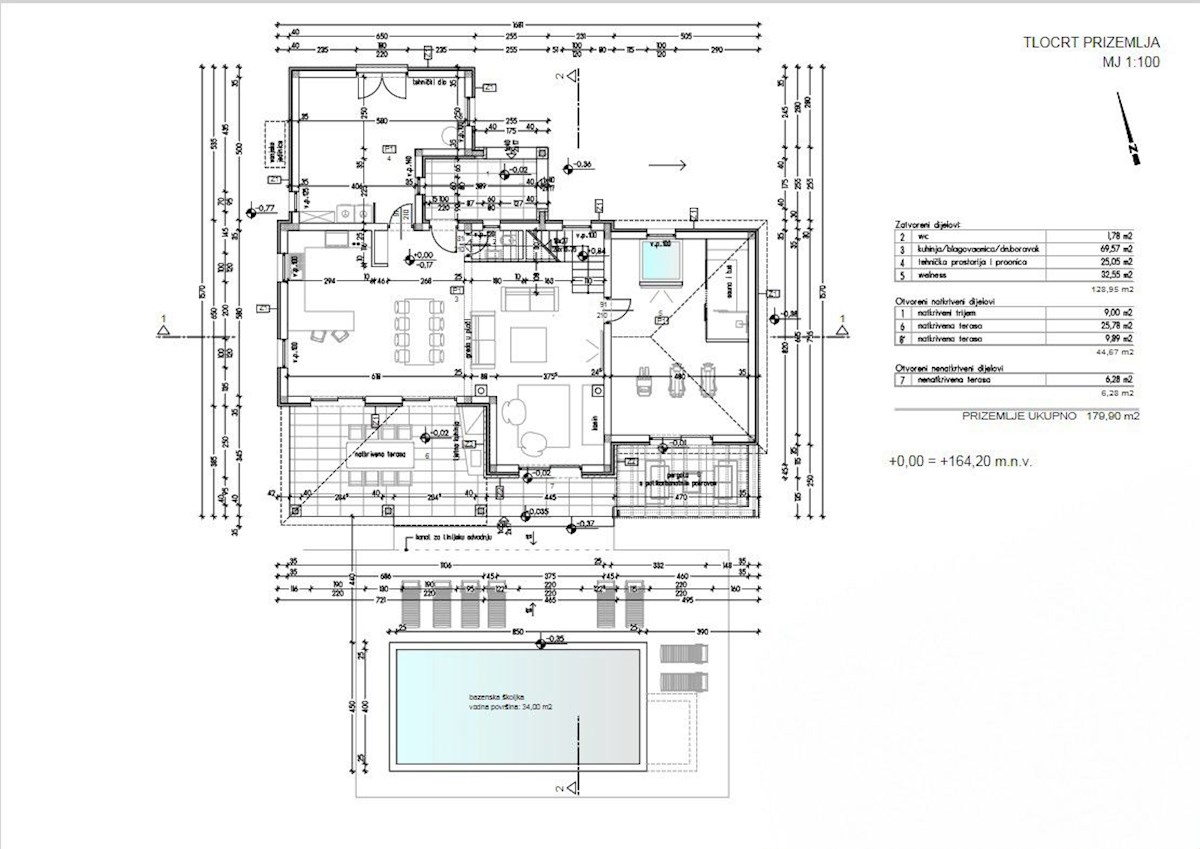 Terreno edificabile con permesso di costruire e infrastruttura - Marčana, Istria