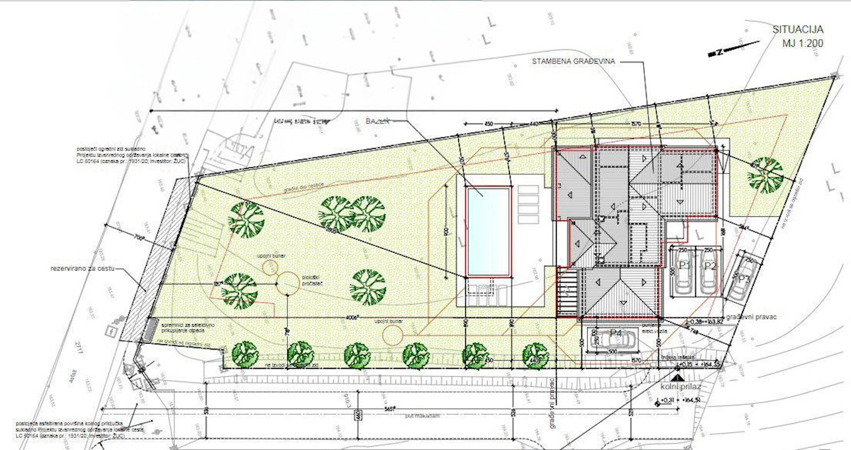 Terreno edificabile con permesso di costruire e infrastruttura - Marčana, Istria