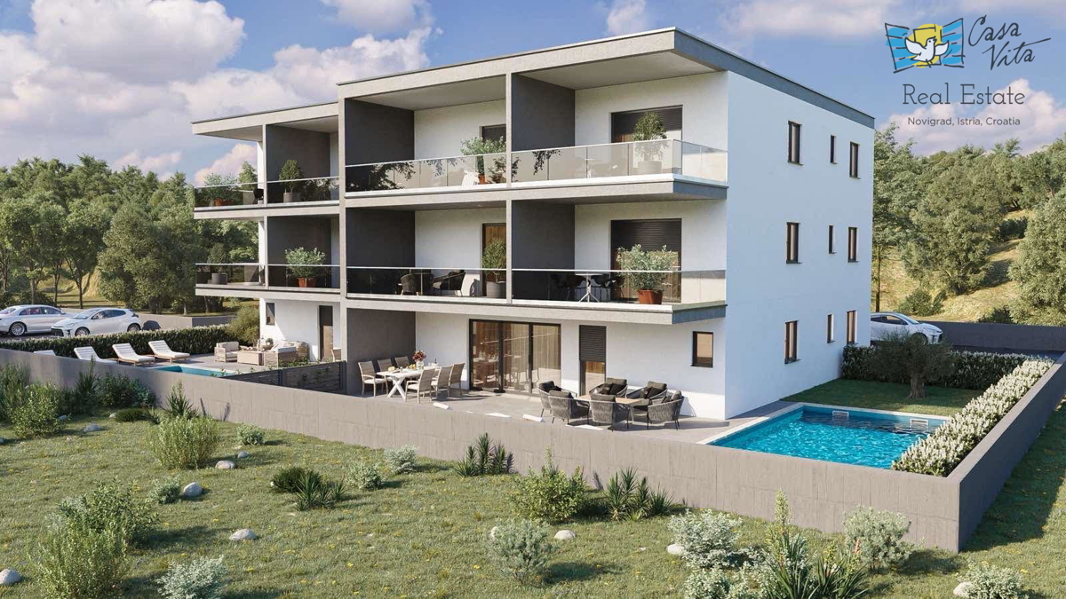 Appartamento a Cittanova con spettacolare vista sul mare!