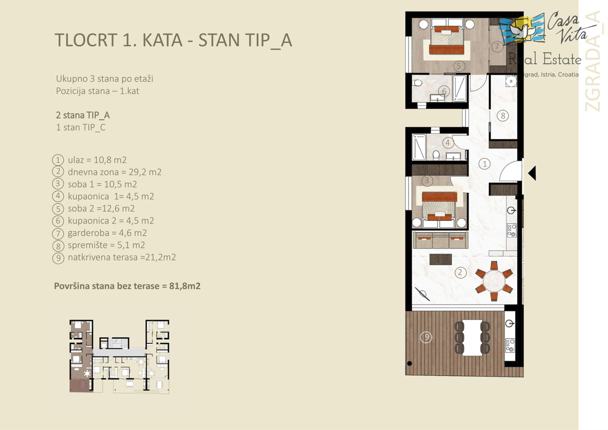 Cittanova - Moderni appartamenti in costruzione con ascensore!