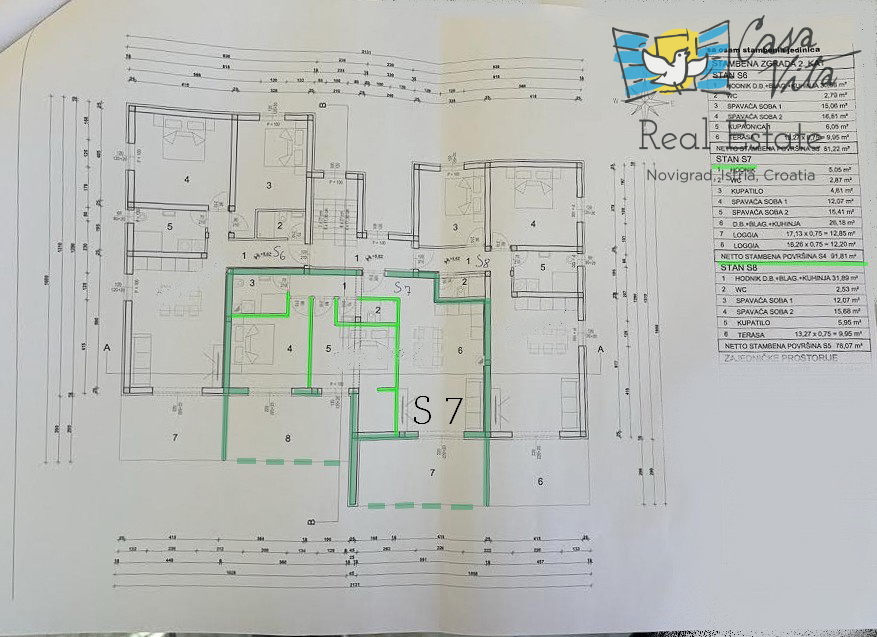 Appartamento al secondo piano di un edificio in costruzione - NOVIGRAD