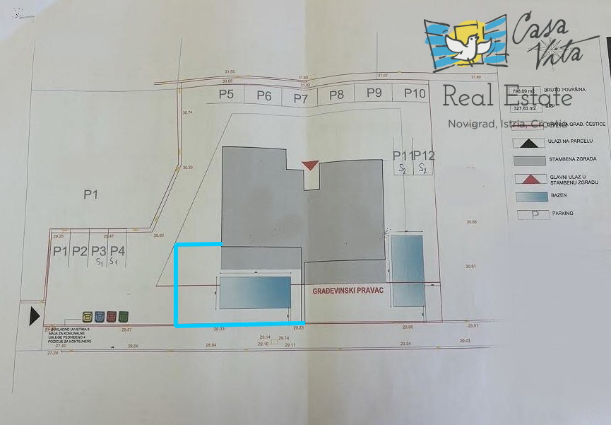 ISTRA, NOVIGRAD - Appartamento al piano terra di una nuova costruzione con piscina!