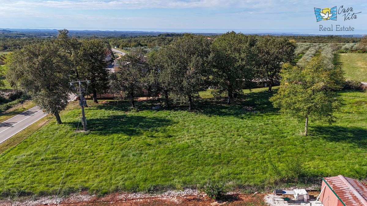 ISTRA, VIŠNJAN - Terreno edificabile con progetto per edificio residenziale