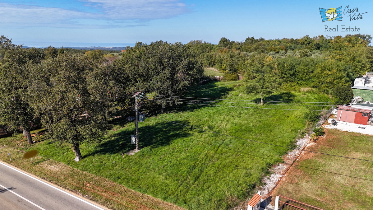 ISTRA, VIŠNJAN - Terreno edificabile con progetto per edificio residenziale