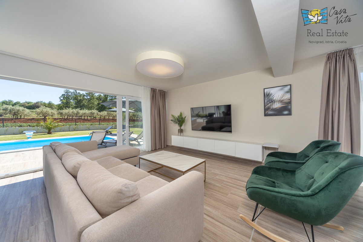 Villa moderna splendidamente decorata nelle vicinanze della città di Parenzo!