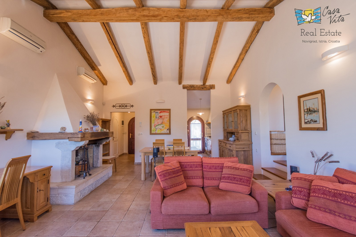 ISTRA, POREČ - Bella casa al piano terra nei dintorni della città di Poreč con splendida vista sul mare!