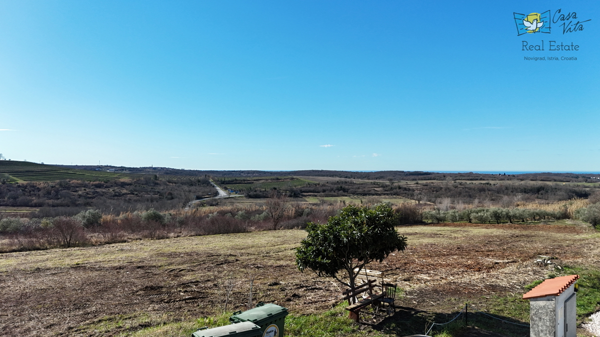 Istria, terreno edificabile per una casa bifamiliare, Buie