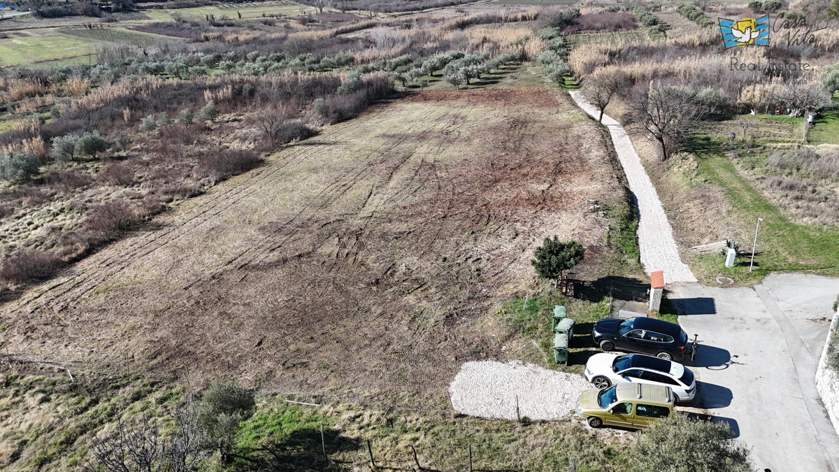 Istria, terreno edificabile per una casa bifamiliare, Buie