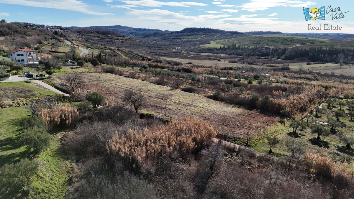 Istria, terreno edificabile per una casa bifamiliare, Buie