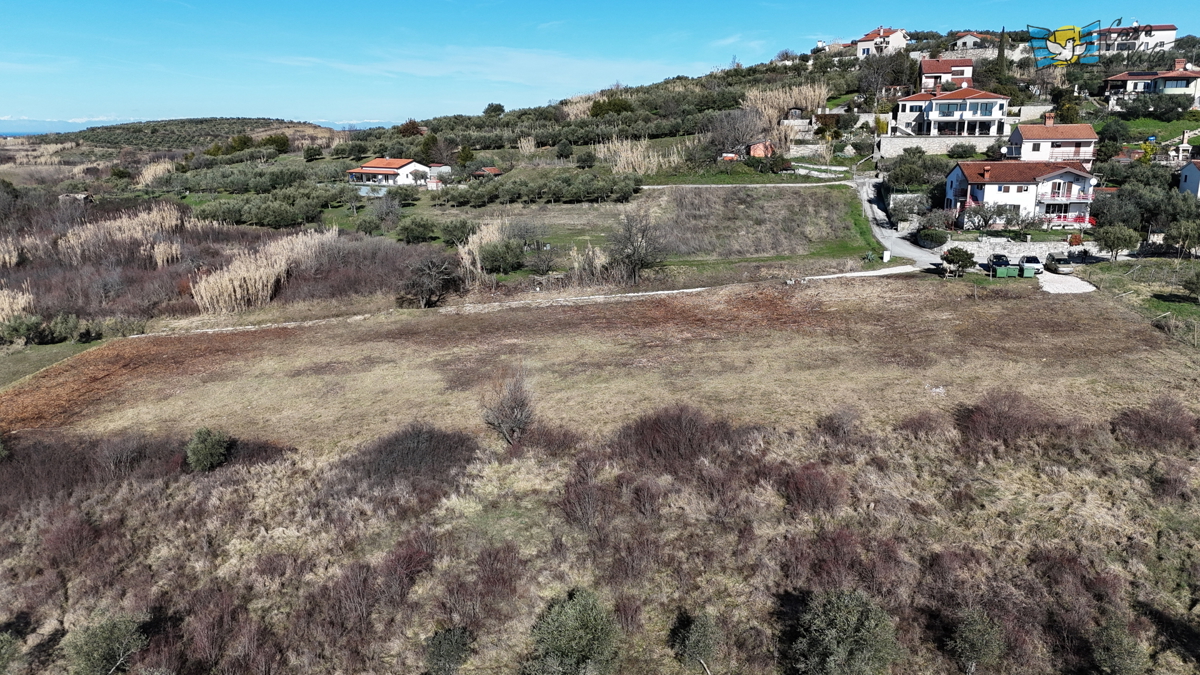 Istria, terreno edificabile per una casa bifamiliare, Buie