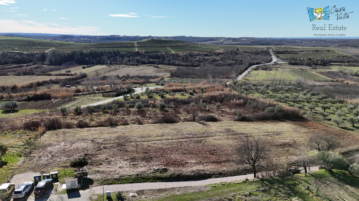 Istria, terreno edificabile per una casa bifamiliare, Buie