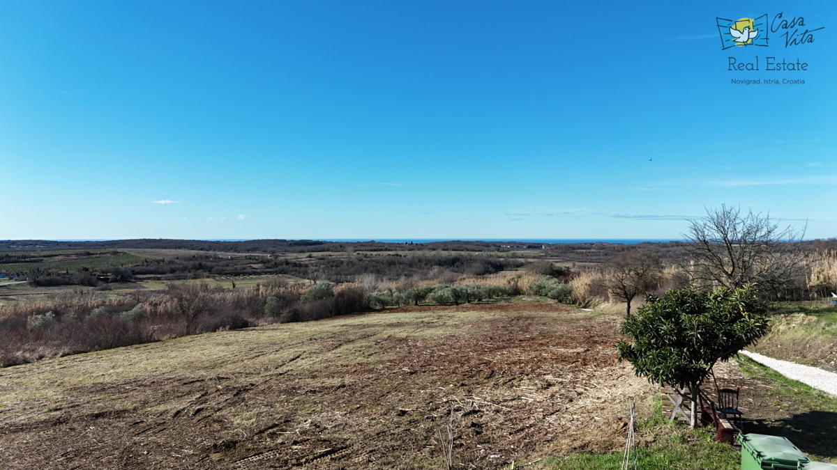 Istria, terreno edificabile per una casa bifamiliare, Buie