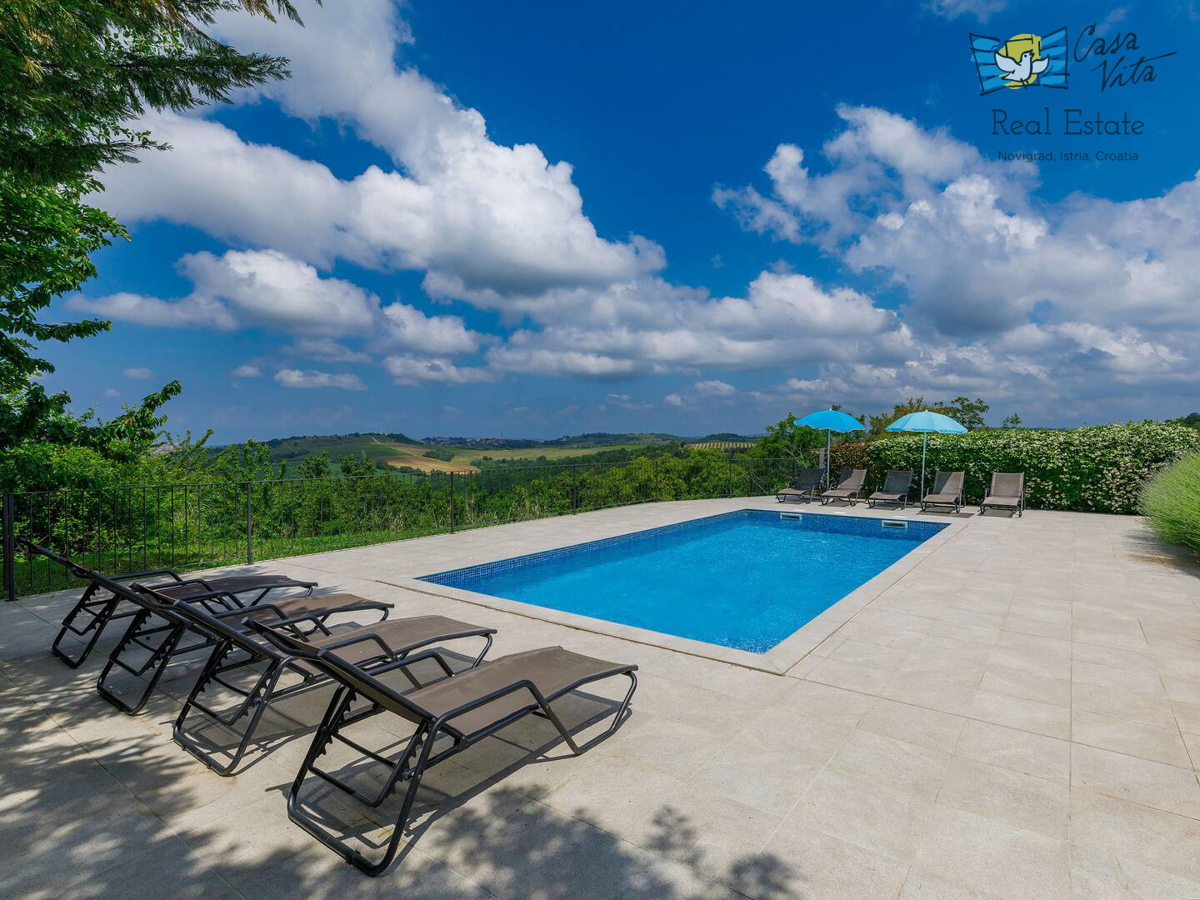 ISTRA, BUJE, Lussuosa casa mediterranea con un ampio giardino