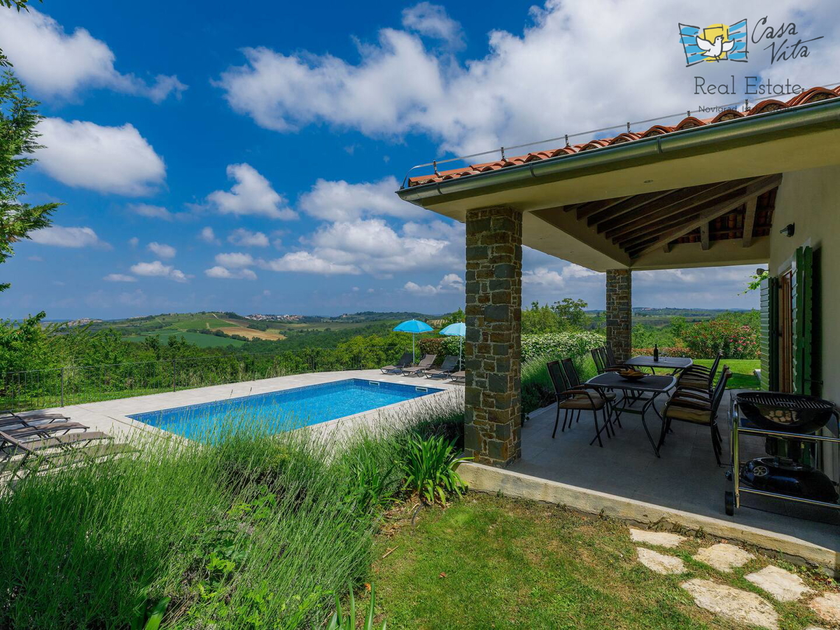 ISTRA, BUJE, Lussuosa casa mediterranea con un ampio giardino