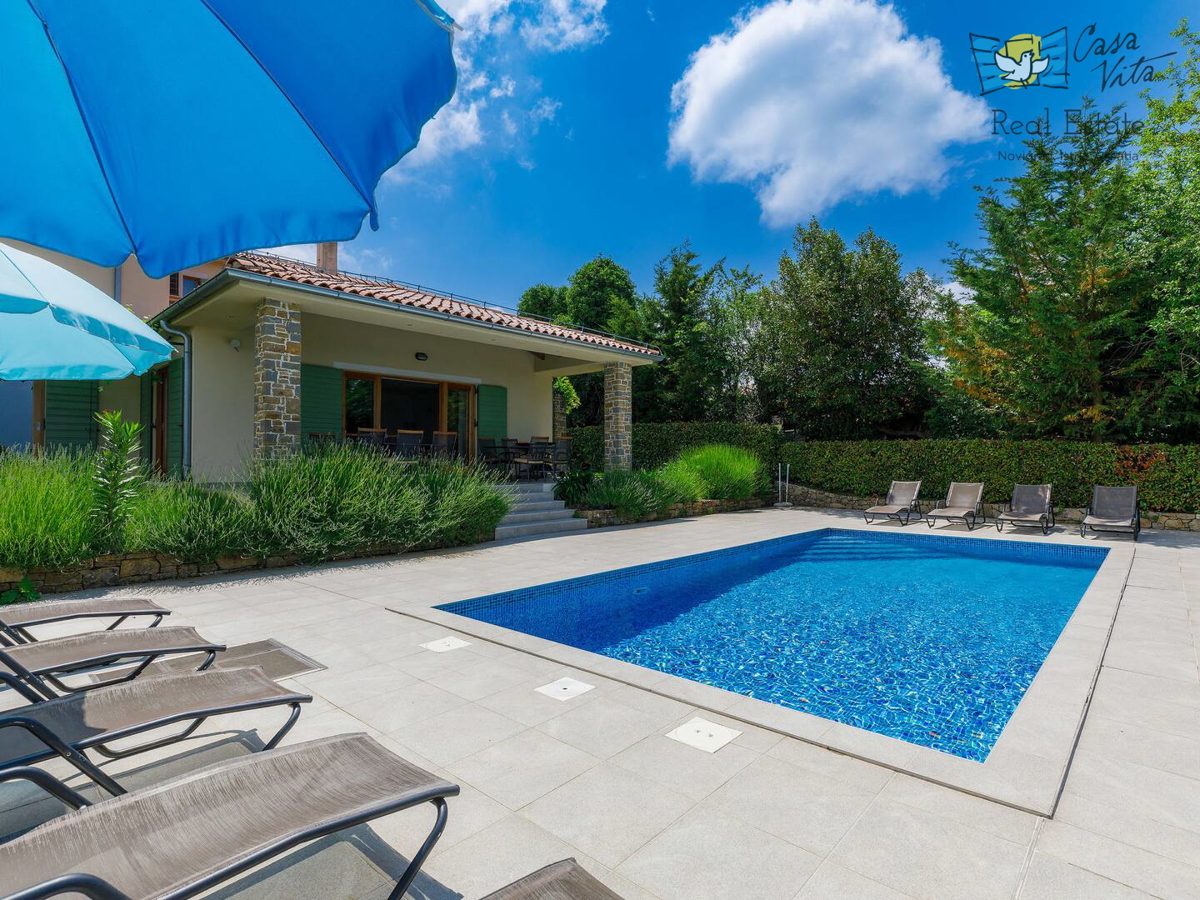 ISTRA, BUJE, Lussuosa casa mediterranea con un ampio giardino