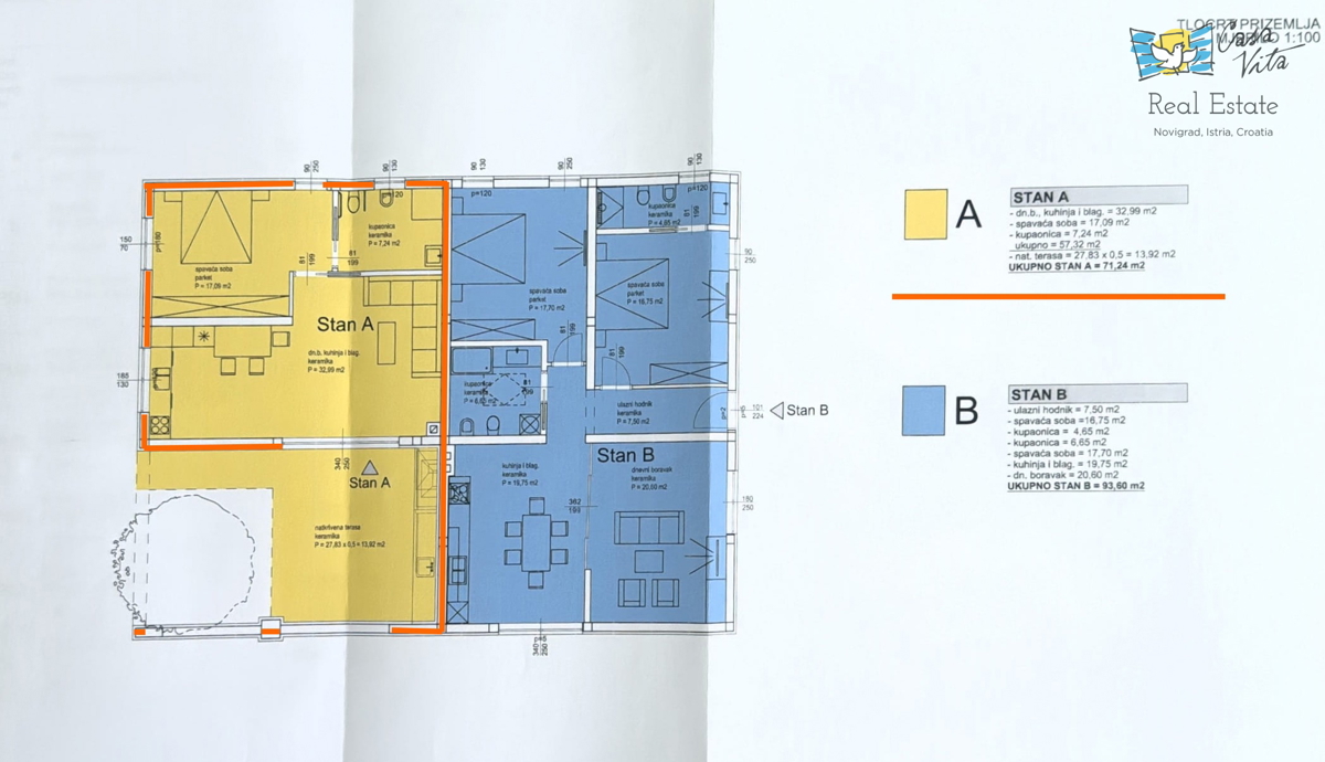 ISTRA, NOVIGRAD - Casa completamente arredata con giardino splendidamente curato!
