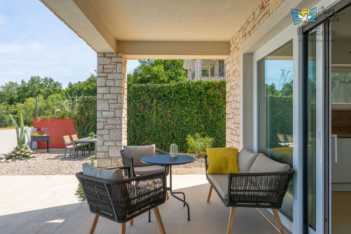 ISTRA, NOVIGRAD - Casa mediterranea con splendida vista mare!