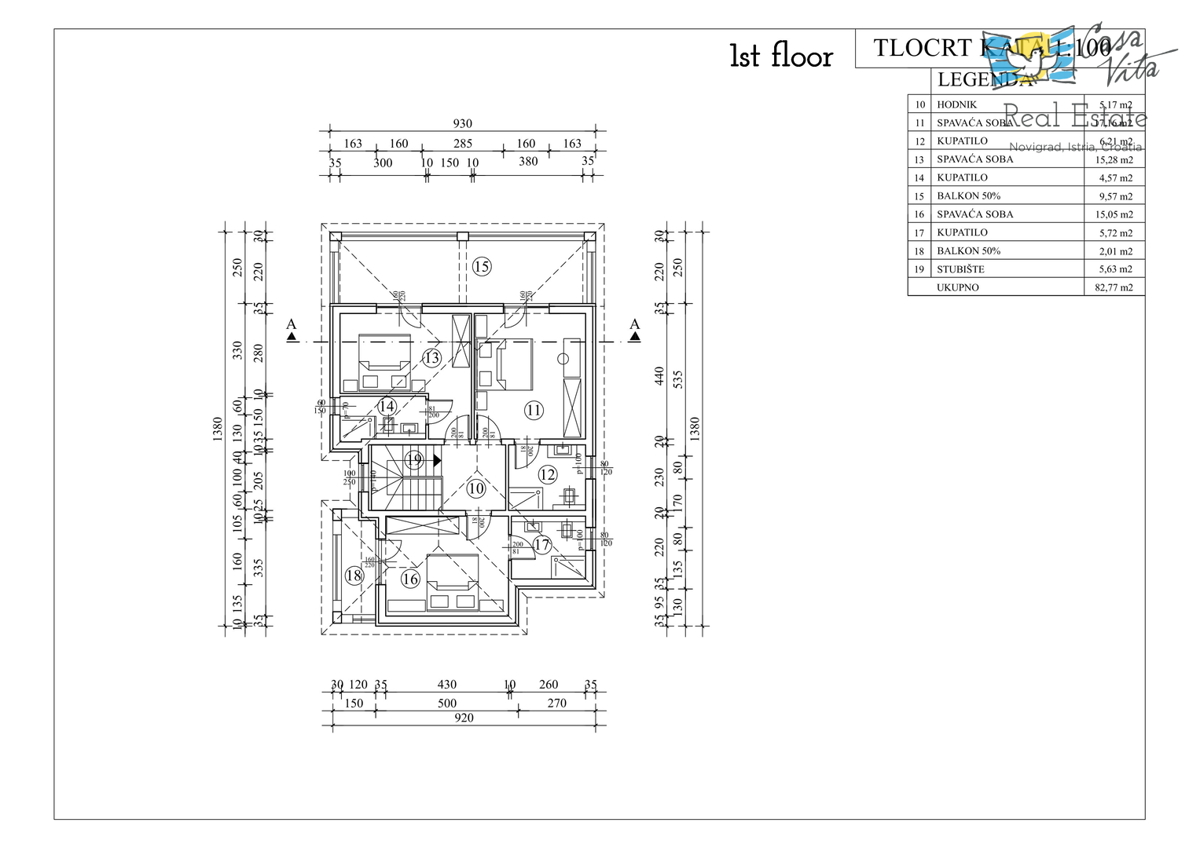 ISTRA, NOVIGRAD - Casa mediterranea con splendida vista mare!