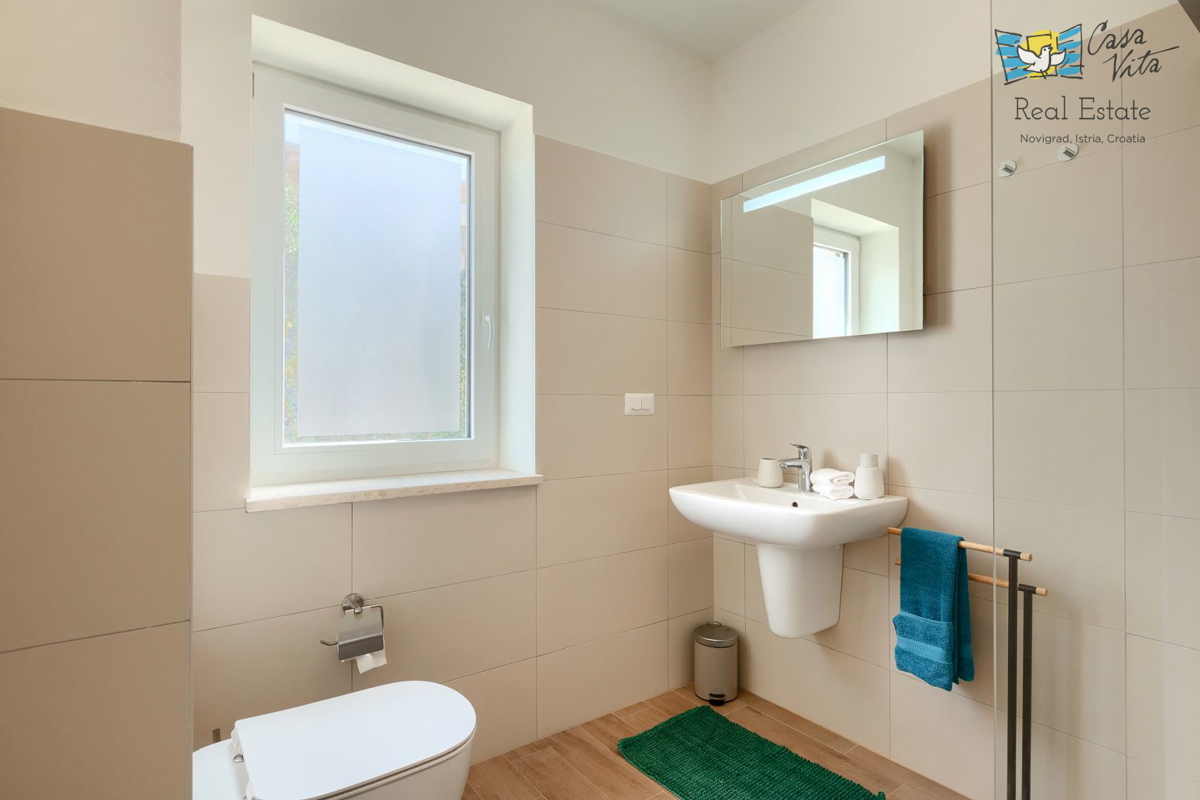 ISTRA, NOVIGRAD - Casa mediterranea con splendida vista mare!