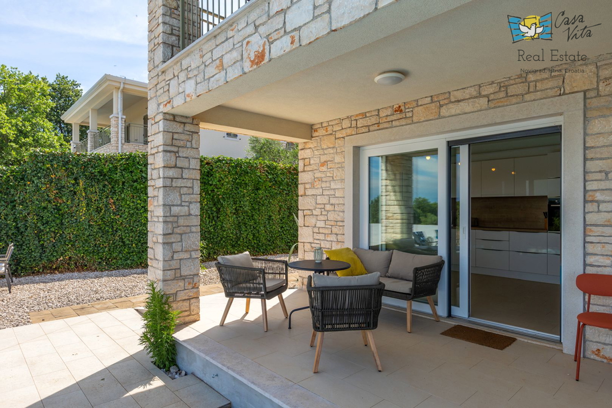 ISTRA, NOVIGRAD - Casa mediterranea con splendida vista mare!