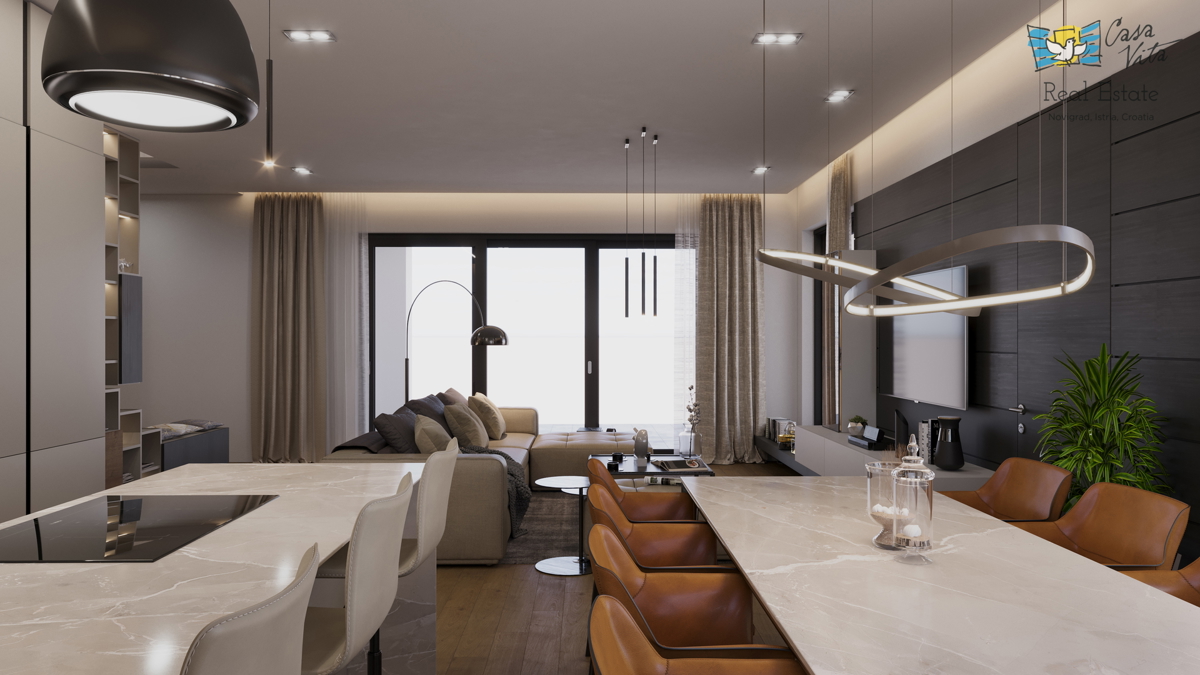 ISTRA, TINJAN - Terreno edificabile con progetto per villa con garage!