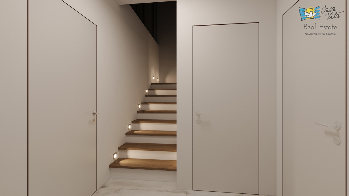 ISTRA, TINJAN - Terreno edificabile con progetto per villa con garage!