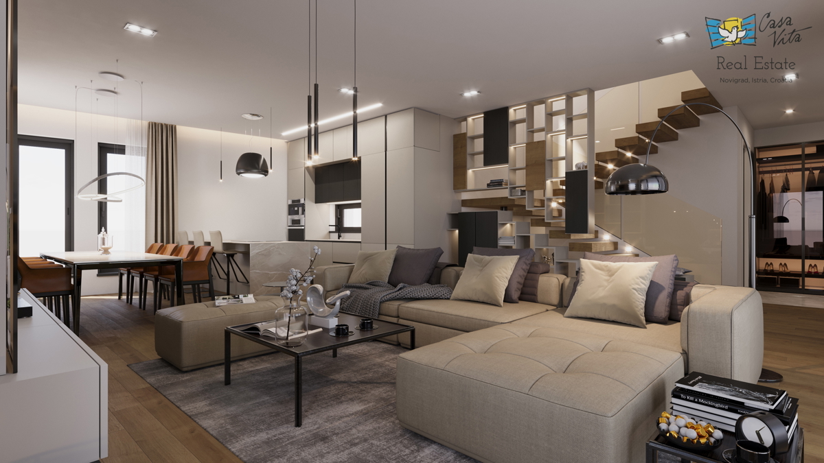 ISTRA, TINJAN - Terreno edificabile con progetto per villa con garage!