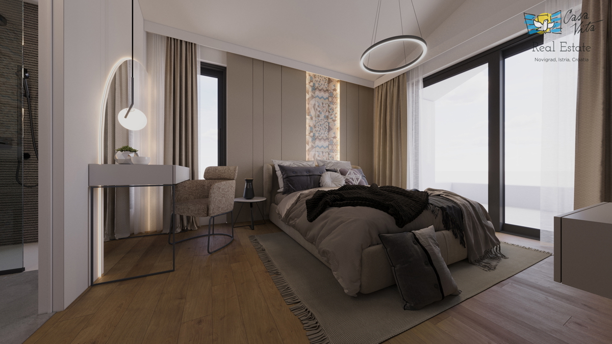 ISTRA, TINJAN - Terreno edificabile con progetto per villa con garage!