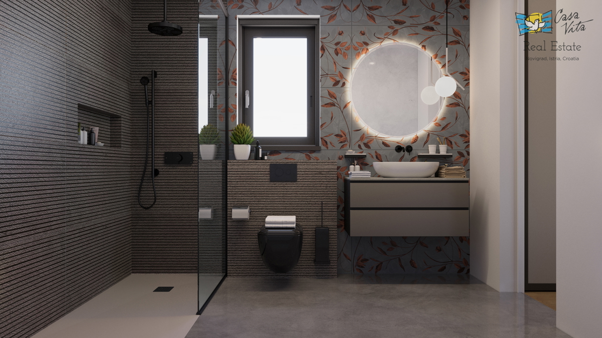 ISTRA, TINJAN - Terreno edificabile con progetto per villa con garage!