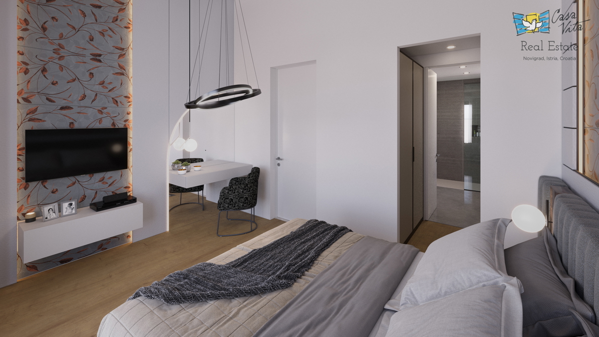 ISTRA, TINJAN - Terreno edificabile con progetto per villa con garage!