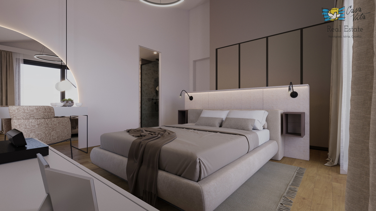 ISTRA, TINJAN - Terreno edificabile con progetto per villa con garage!