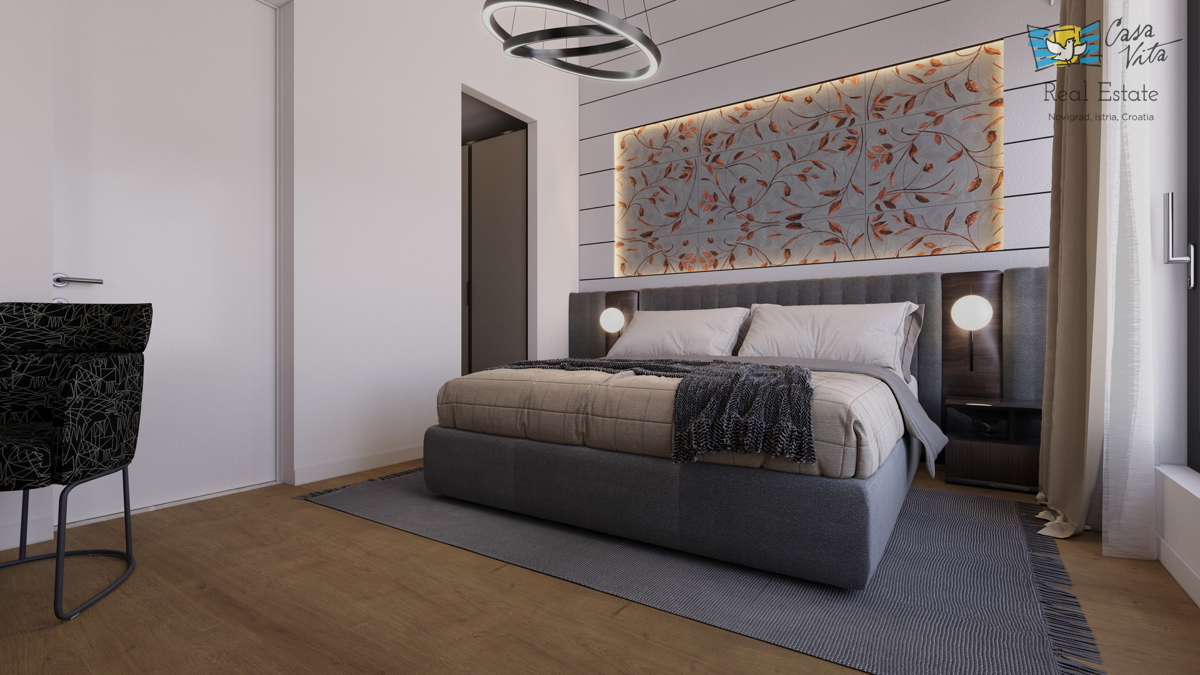 ISTRA, TINJAN - Terreno edificabile con progetto per villa con garage!