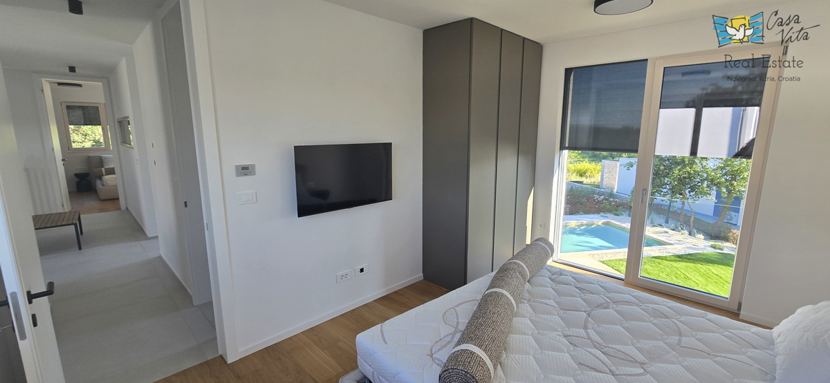 Nuova casa con piscina in Istria