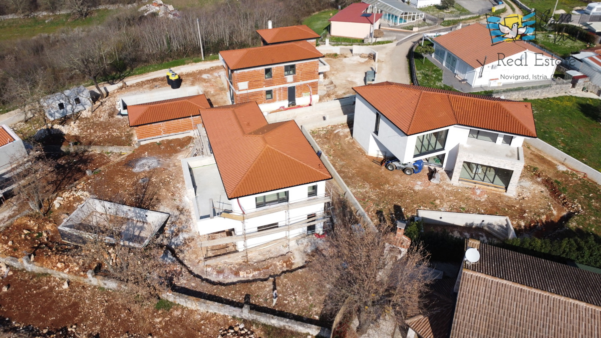 Nuova casa con piscina in Istria