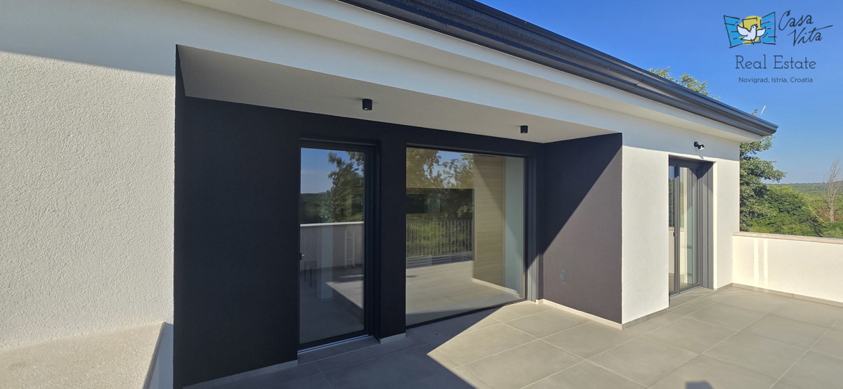 Nuova casa con piscina in Istria