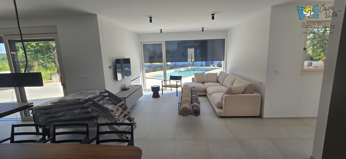 Nuova casa con piscina in Istria