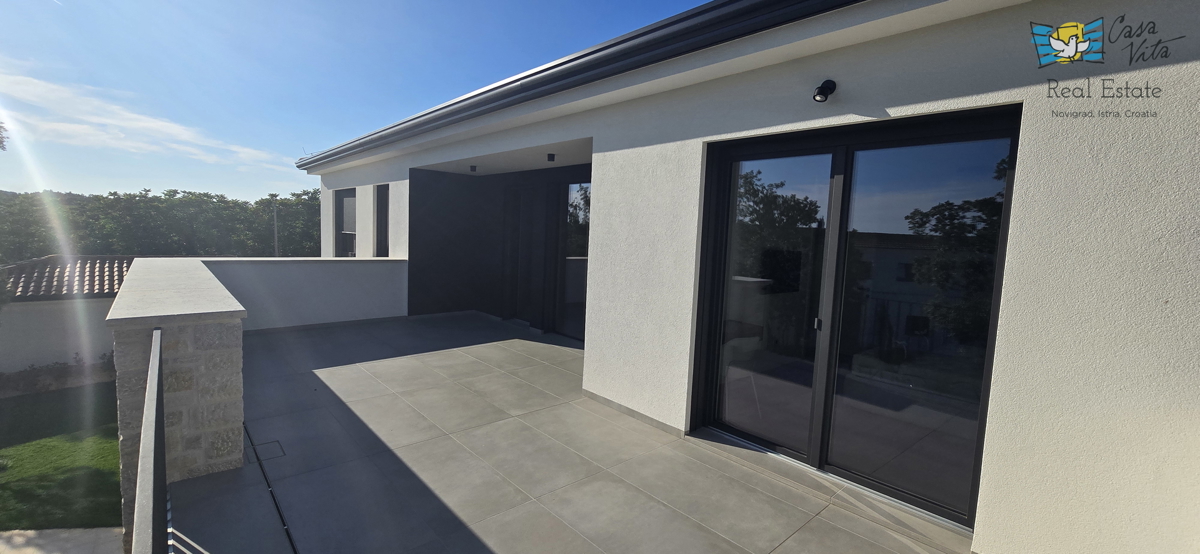 Nuova casa con piscina in Istria