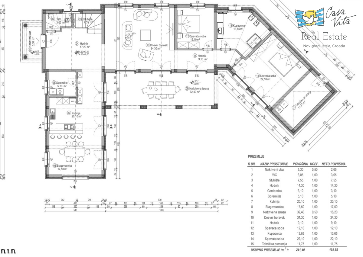 Villa di lusso in una splendida posizione con vista panoramica sul mare!