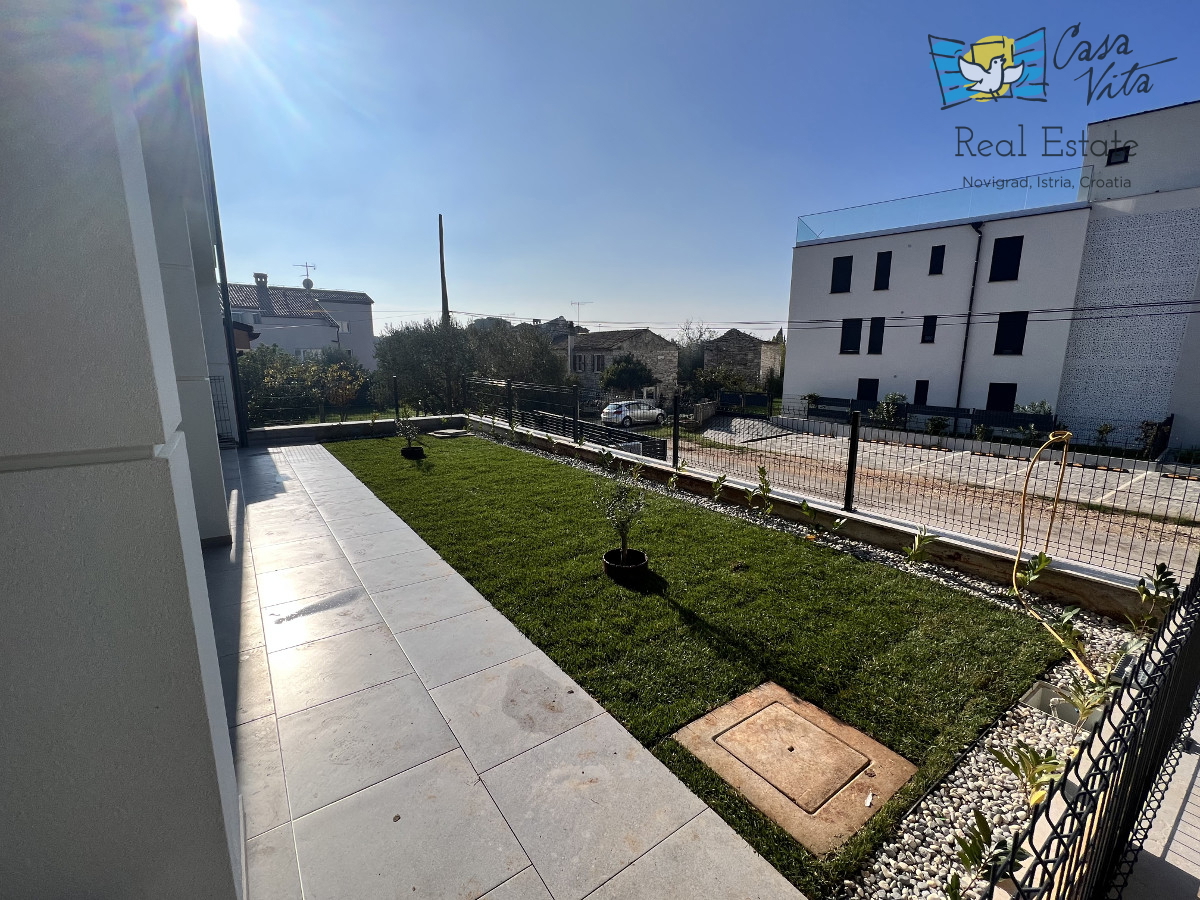 Appartamento bello e spazioso al piano terra di un edificio nuovo - Cittanova!