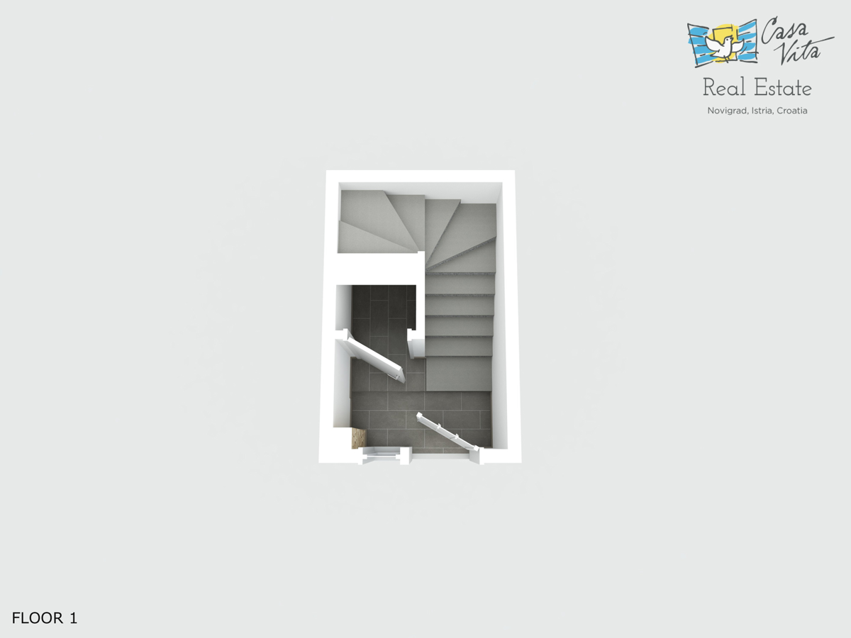 ISTRA, NOVIGRAD - Casa nel centro città